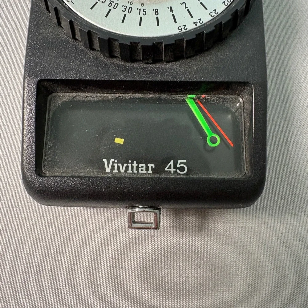 Untested Vivitar 45 Handheld Light Exposure Meter Analog Film Photography Japan